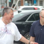 Selectman Joe Campbell and Representative Devin Carney at 2023 Muster.